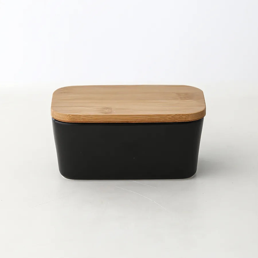 Simple Style Letter Solid Color Porcelain Storage Container Box