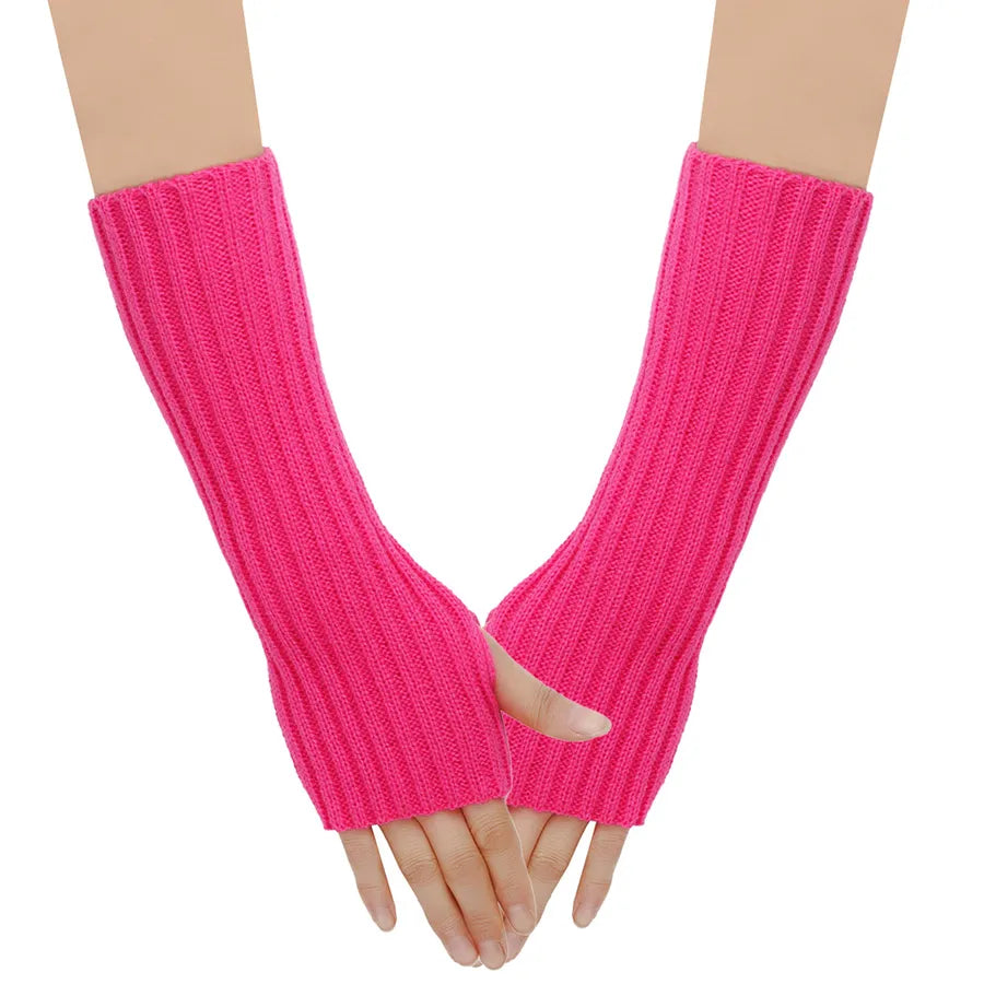 women's modern style solid color gloves 1 pair