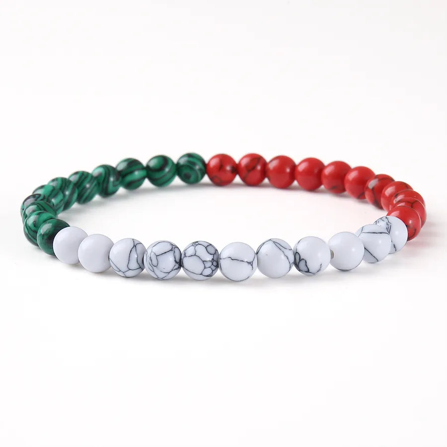 Commute Round natural stone Beaded Chain Bracelets In Bulk