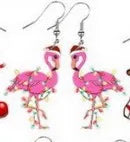 Cartoon Christmas Tree Deer Cow Cat Rainbow Earrings Women's Acrylic Animal Zodiac Letter Number Text Design Jewelry Accessories