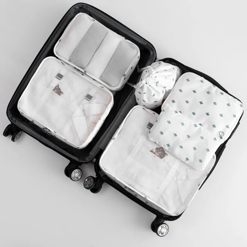 casual solid color cloth storage bag