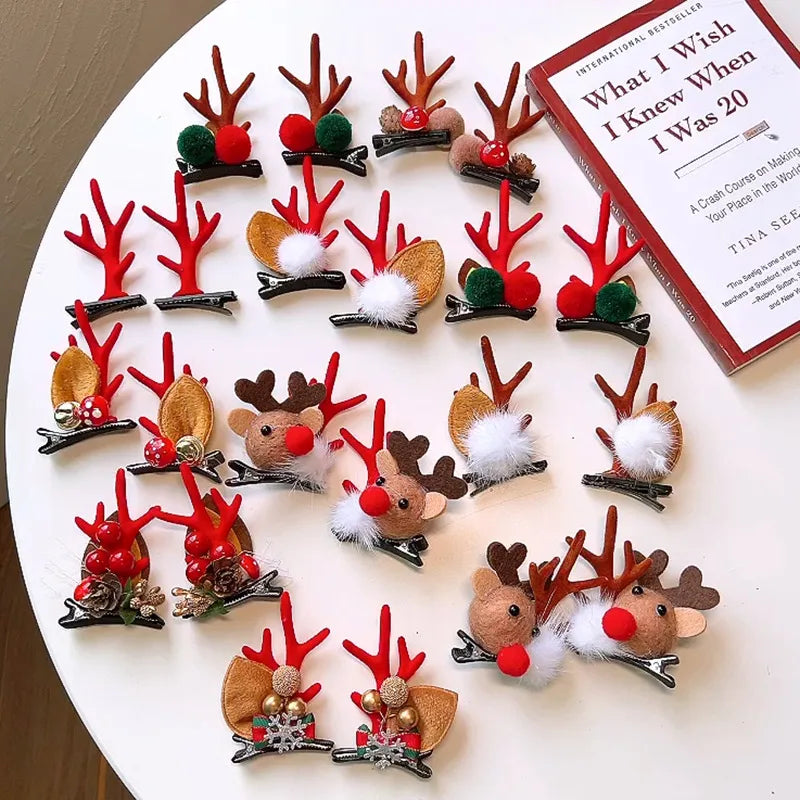 Christmas Fashion Women'S Antlers Hair Clip