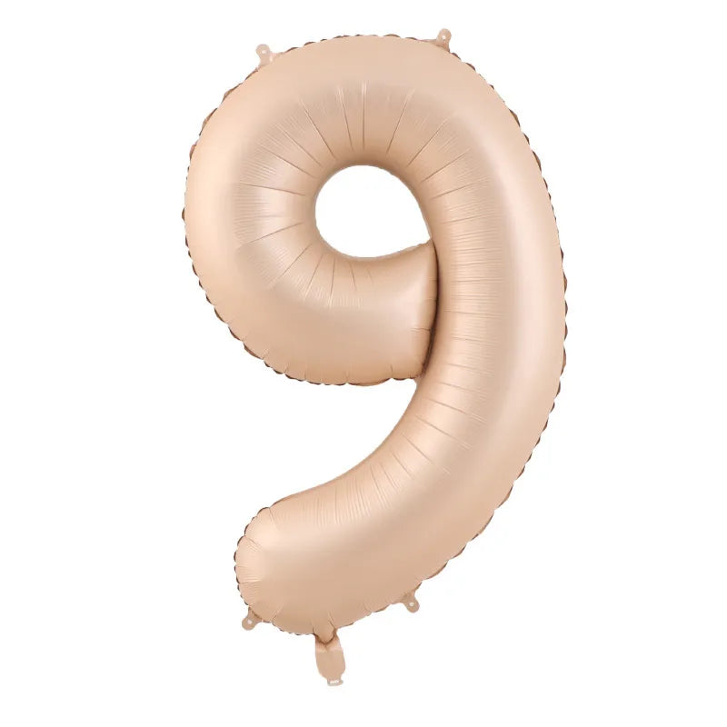 birthday number aluminum film party balloons 1 piece