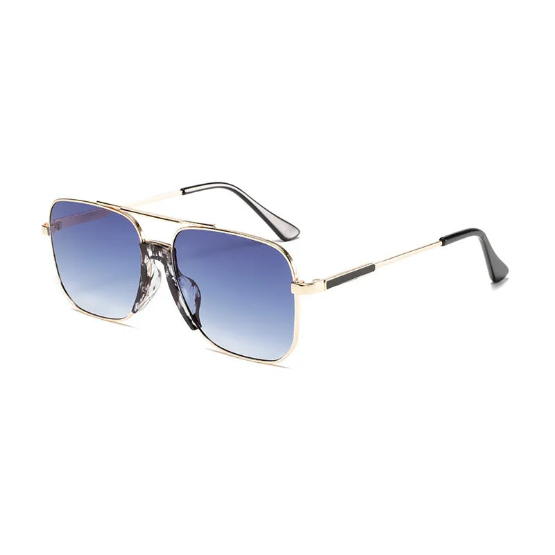 Streetwear Solid Color Pc Square Full Frame Men's Sunglasses