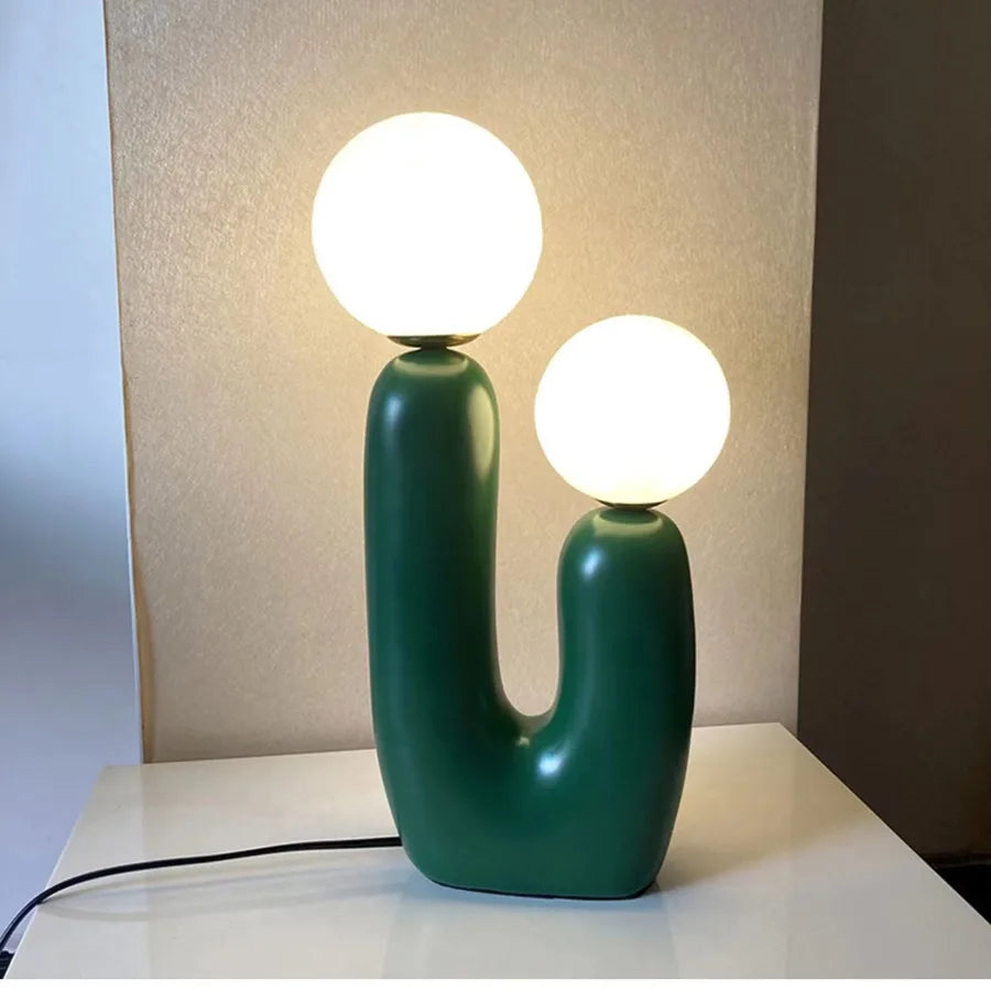 Nordic Children's Room Bedroom Bedside Lamp Creative Art Table Lamp Designer Model Room Decoration Living Room Double Head Table Lamp