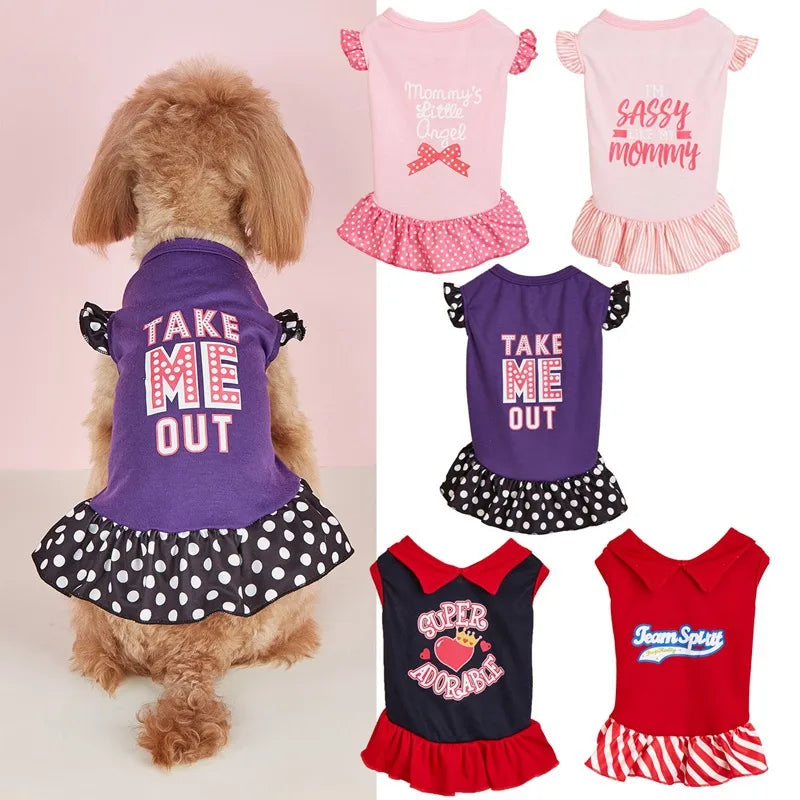 Simple Style Polyester Letter Pet Clothing