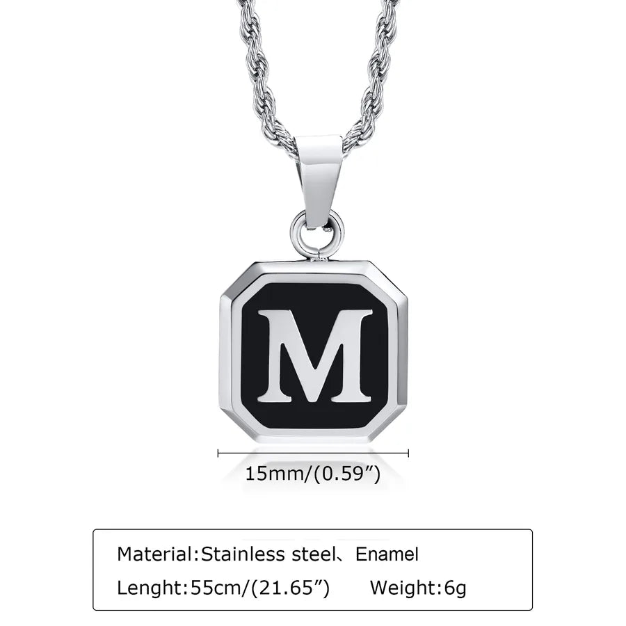 304 Stainless Steel Hip-Hop Enamel letter