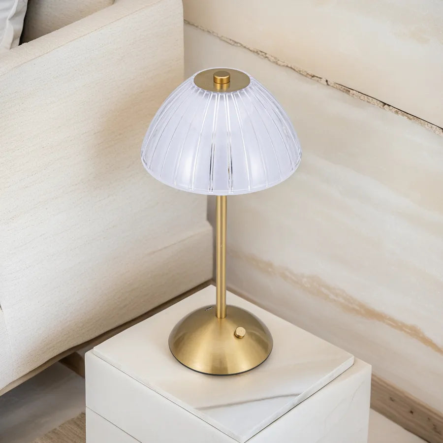 Iron Art LED Night Light Switch Table Lamp Atmosphere Light Hotel Bar Coffee Shop Decor Bedroom Tabletop Switch Abstract Acrylic