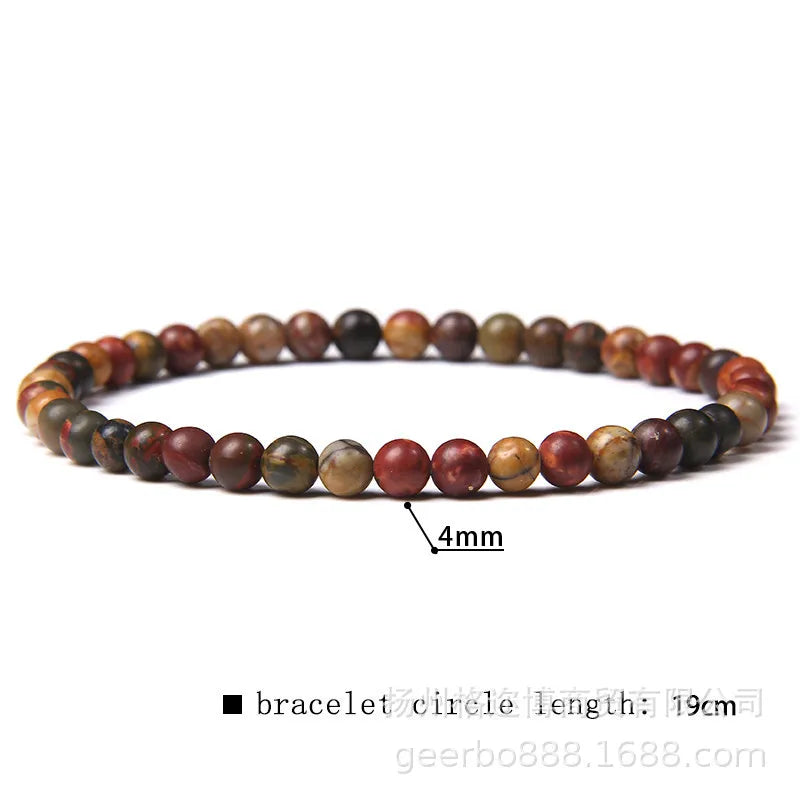Simple Style Geometric natural stone Bracelets In Bulk