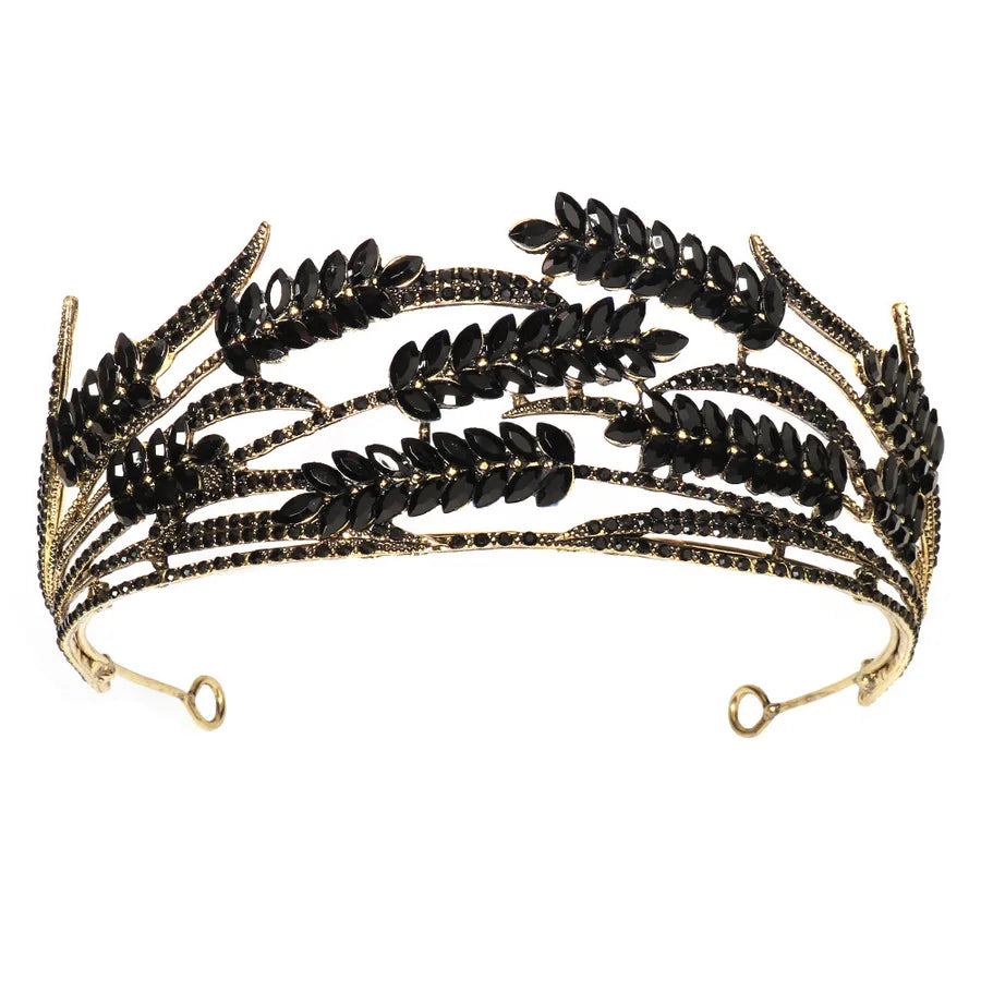 korean headdress wheat ear rhinestone bridal crown wedding dress accessories