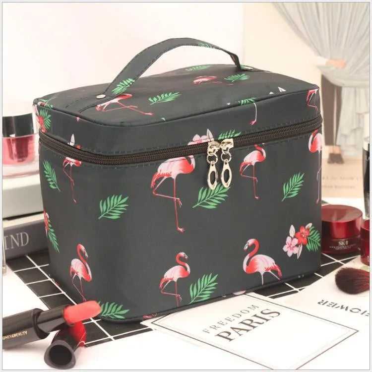 basic animal fruit polyester cylindrical makeup bags
