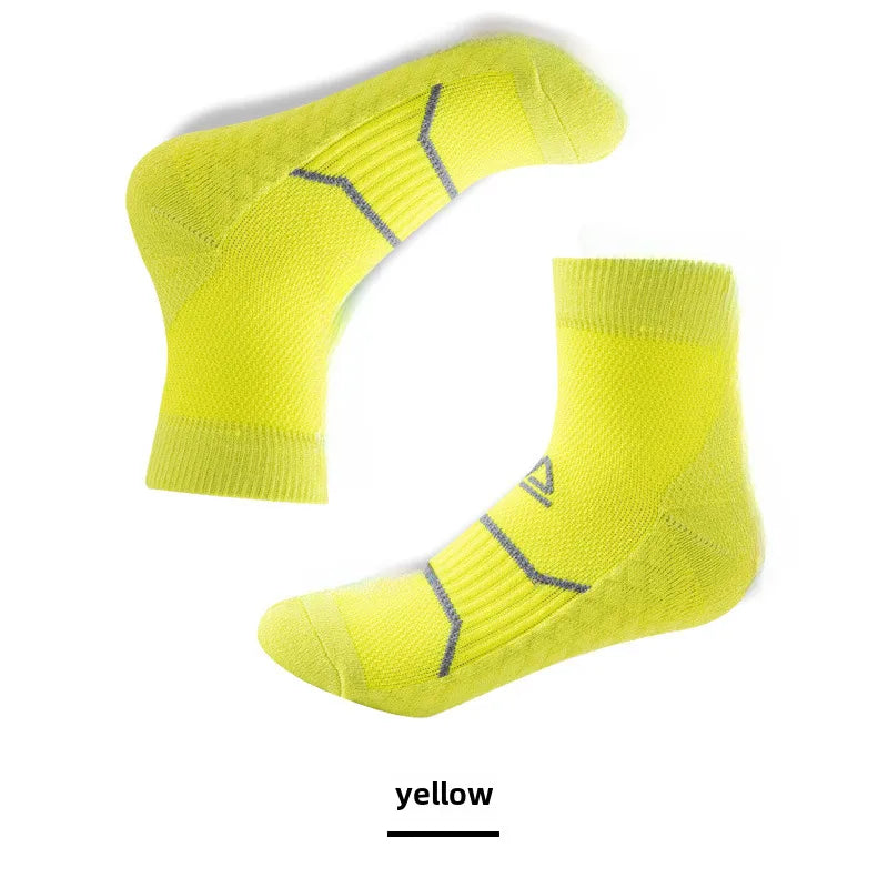 Sports Socks Towel Bottom Thickened Winter Professional Running Fitness Massage Bottom Sweat Absorbing Shock-absorbing Outdoor Mountaineering Running Socks