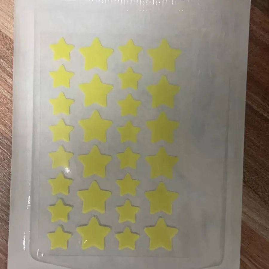 Color Pimple Stickers Love Star Pimple Stickers Special PE Pimple Stickers Pimple Stickers Cover Stickers