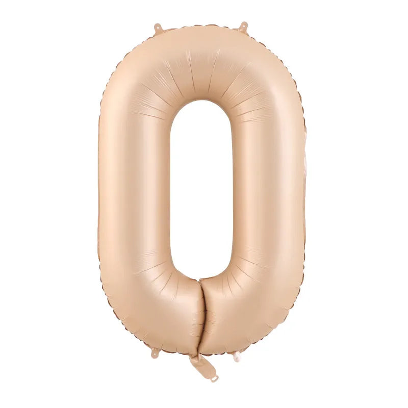birthday number aluminum film party balloons 1 piece