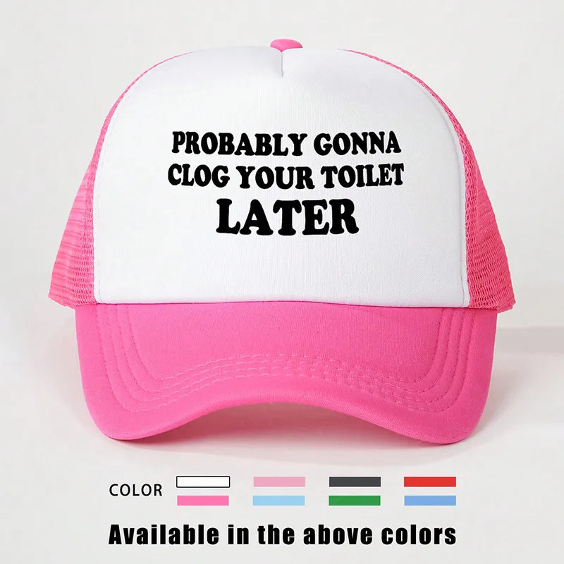 Women's Vacation Classic Style Letter English Letters Curved Eaves Baseball Cap