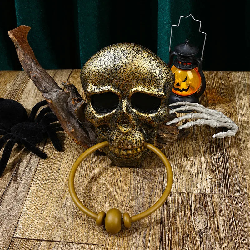 halloween skull plastic party doorbell