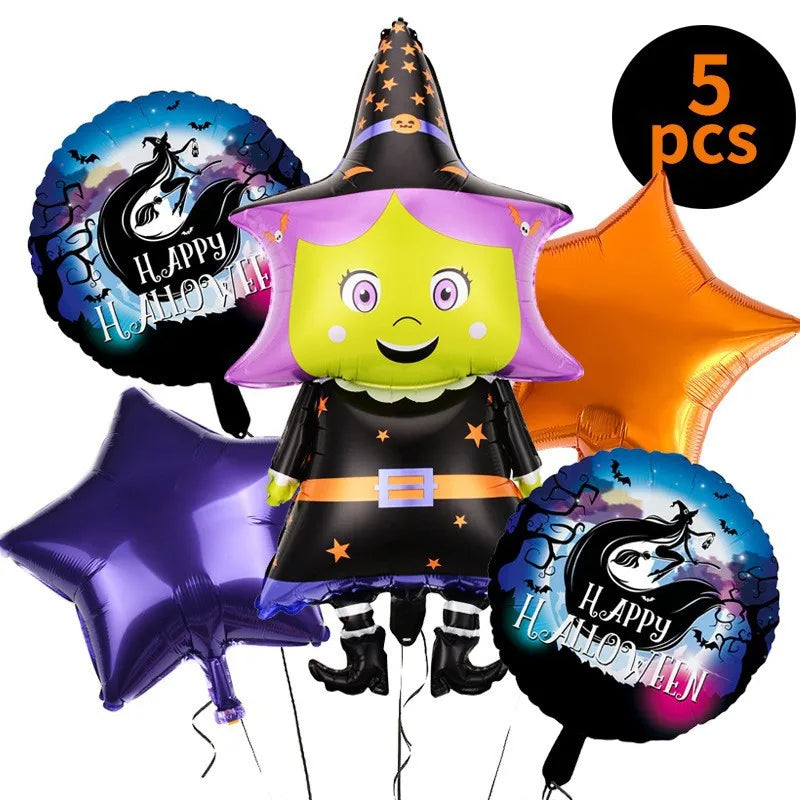 halloween geometric aluminum film party balloon