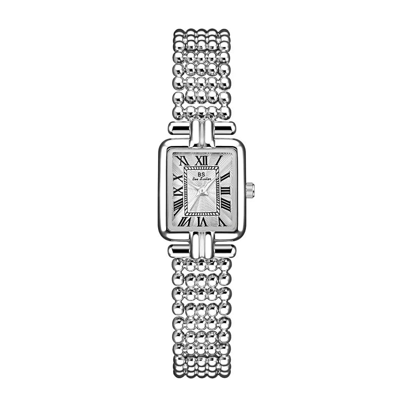 Elegant Solid Color Jewelry Buckle Quartz Watch Women's Watches