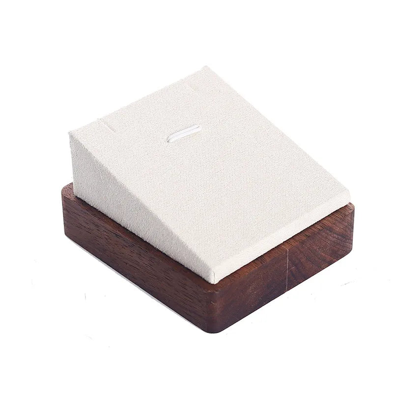 Basic Modern Style Classic Style Geometric solid wood Flannel Jewelry Display Jewelry Rack