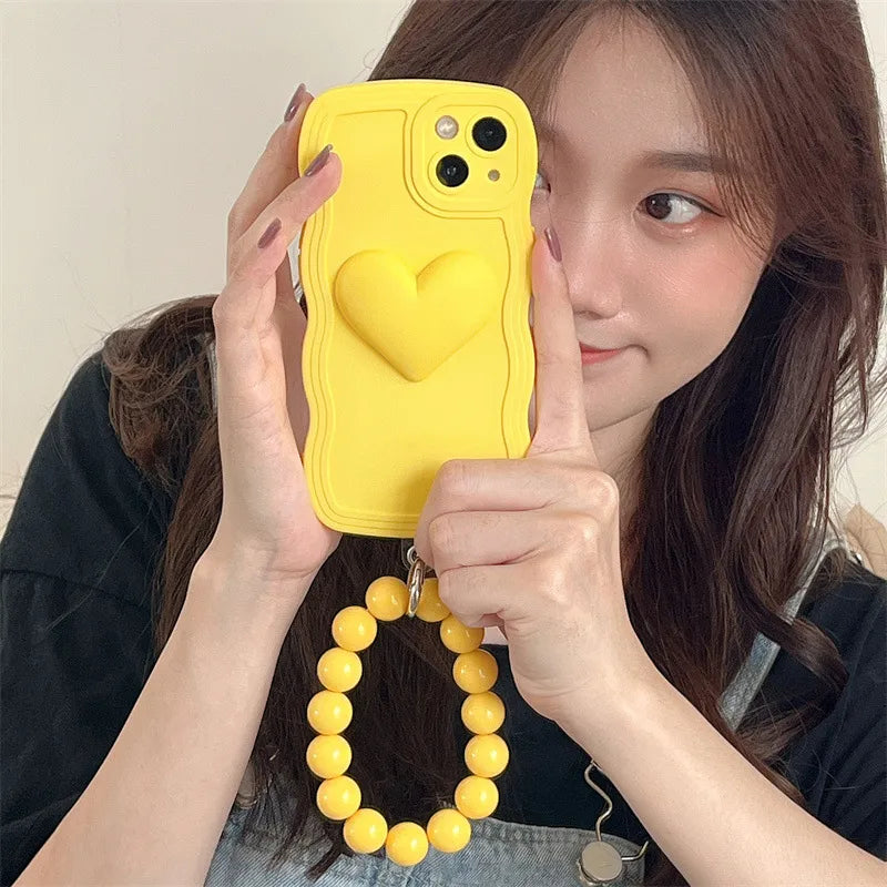 fashion heart shape tpu   phone accessories