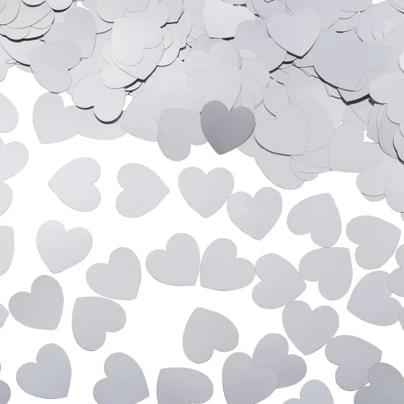 2.5cm heart-shaped love paper pieces Valentine's Day wedding venue hand-held throwing paper scraps transparent balloon filler