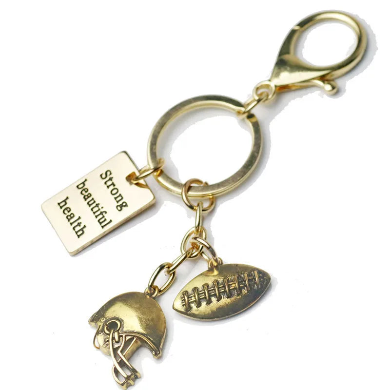 fashion creative fitness weight sheet keychain metal backpack buckle