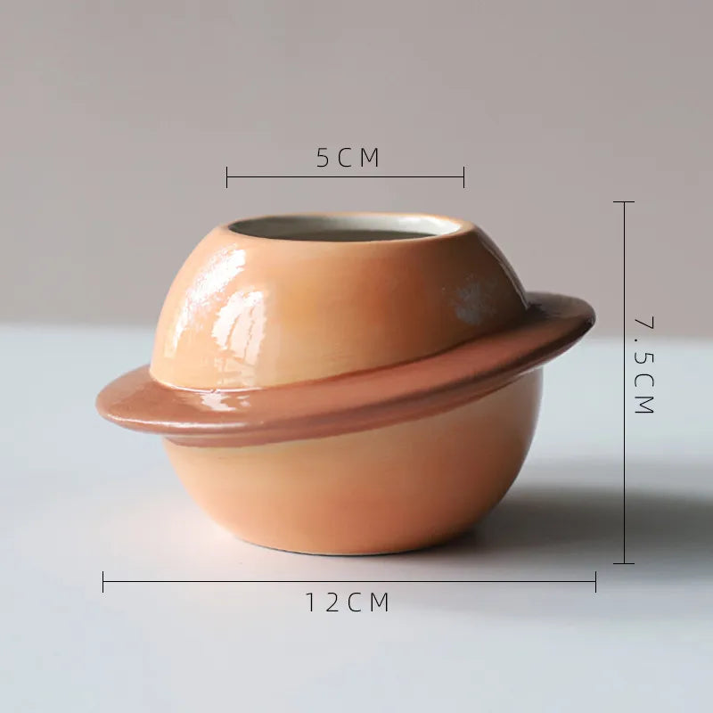 Cute Planet ceramics Artificial Decorations