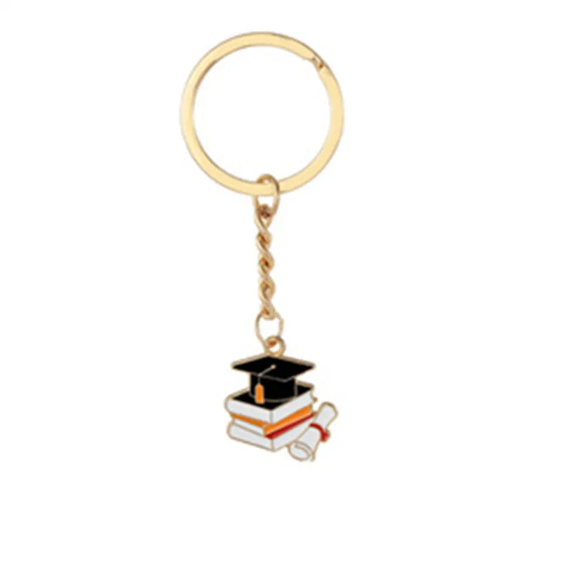 1 Piece Modern Style Simple Style Book Alloy Stamping Stoving Varnish Plating Unisex Screw Clasp Closure Keychain