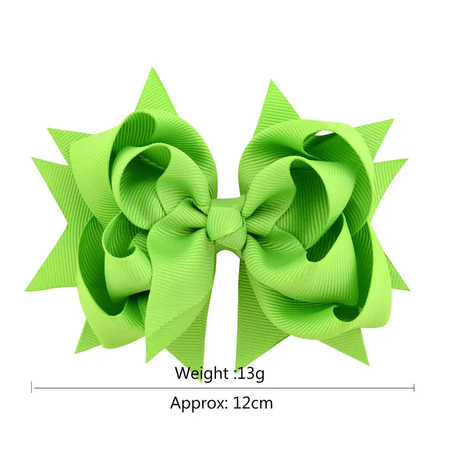 new simple flower fishtail bow hairpin set