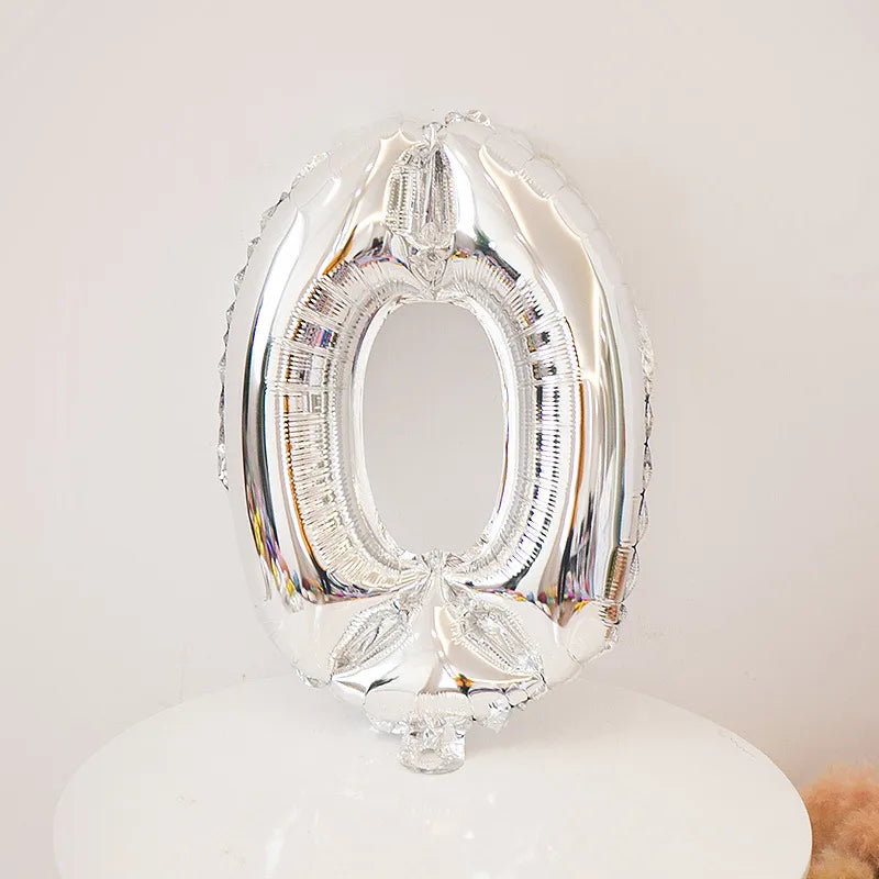 Simple Style Number Aluminum Film Party Festival Balloons