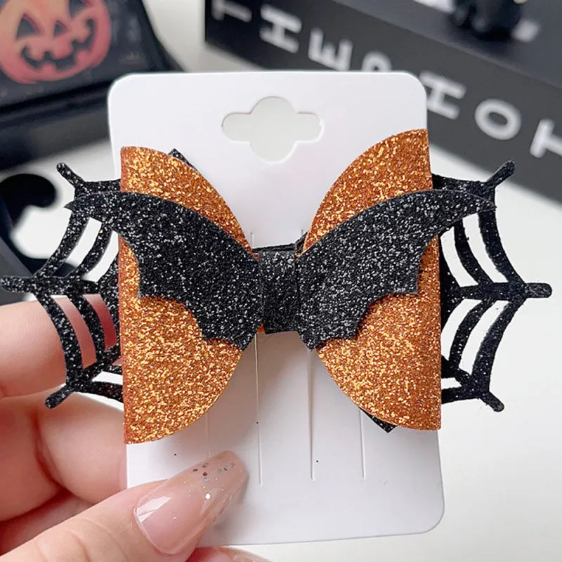 Halloween Hair Accessories Skull Clip Masquerade Duckbill Clip Devil Pumpkin Holiday Headwear Wholesale