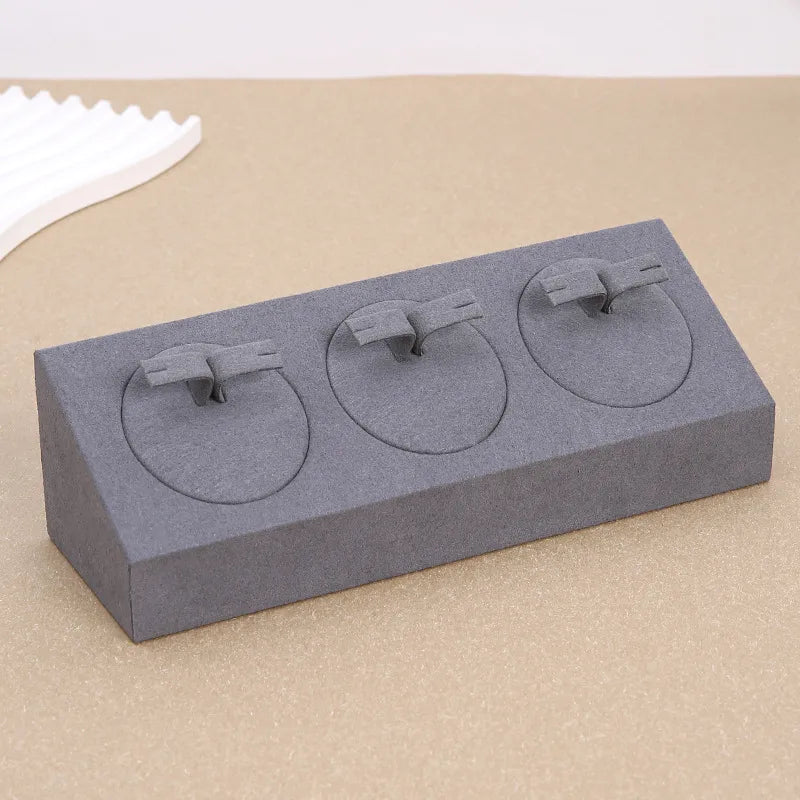 1 Piece Microfiber Elegant Simple Style Geometric Solid Color Jewelry Display Jewelry Rack