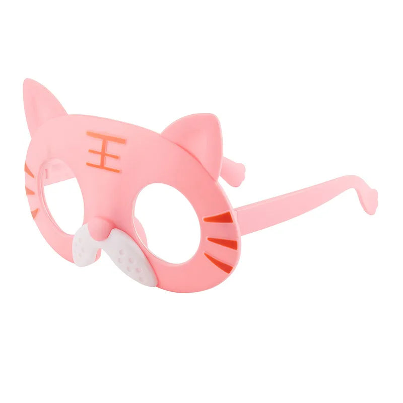 Cartoon Style Animal Resin Round Frame Full Frame Glasses