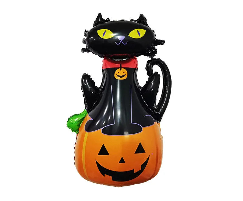 Halloween Pumpkin Bat Skull Aluminum Film Party Balloons Party Supplies Balloons