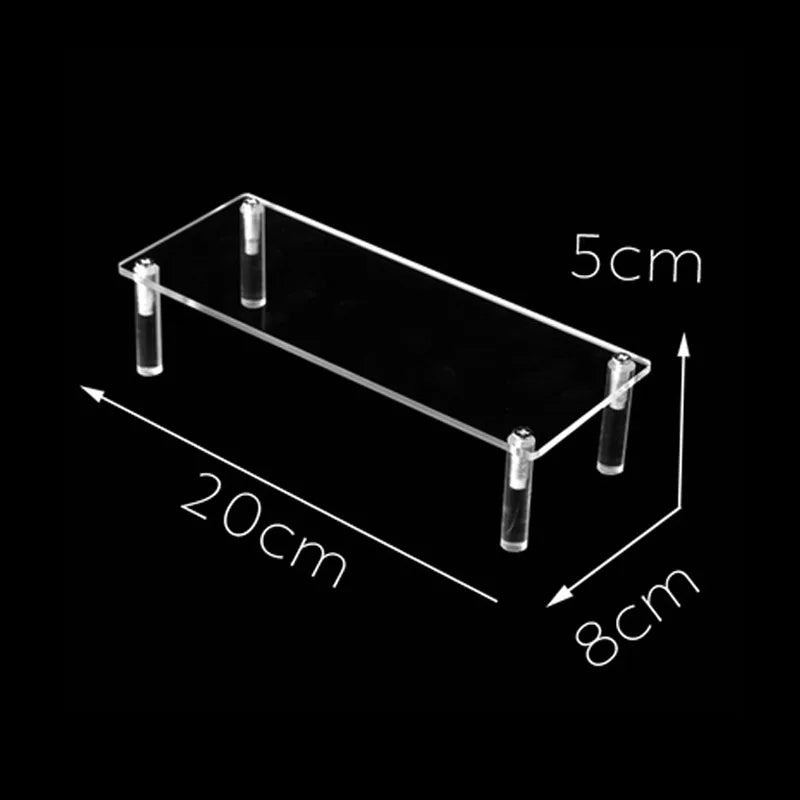 Transparent Acrylic Blind Box Display Rack Hand Storage Rack Multi-Layer Trapezoidal Bubble Mate Doll Display Cabinet Rack