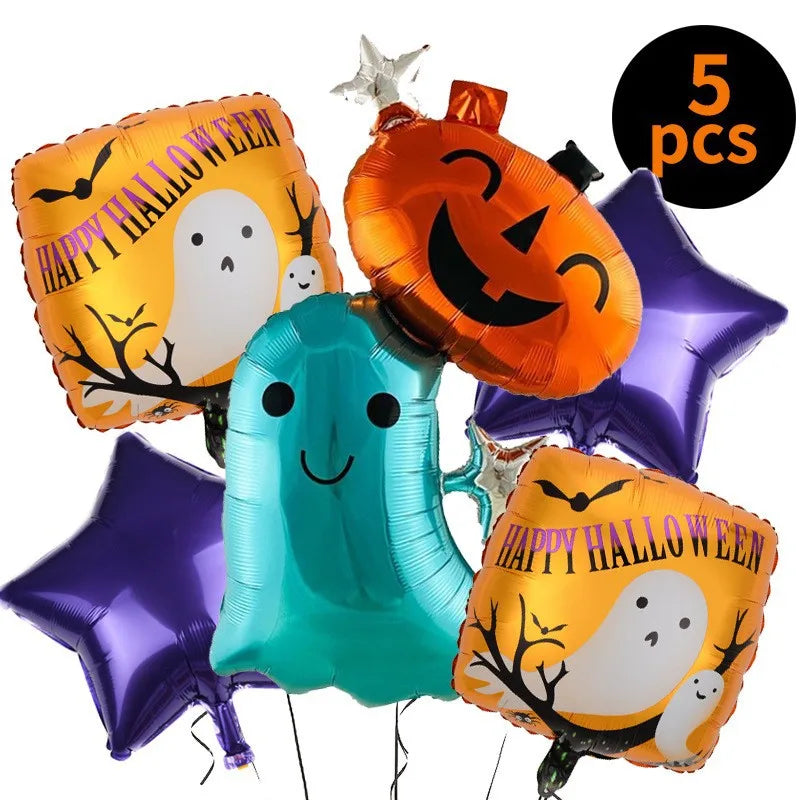 halloween geometric aluminum film party balloon