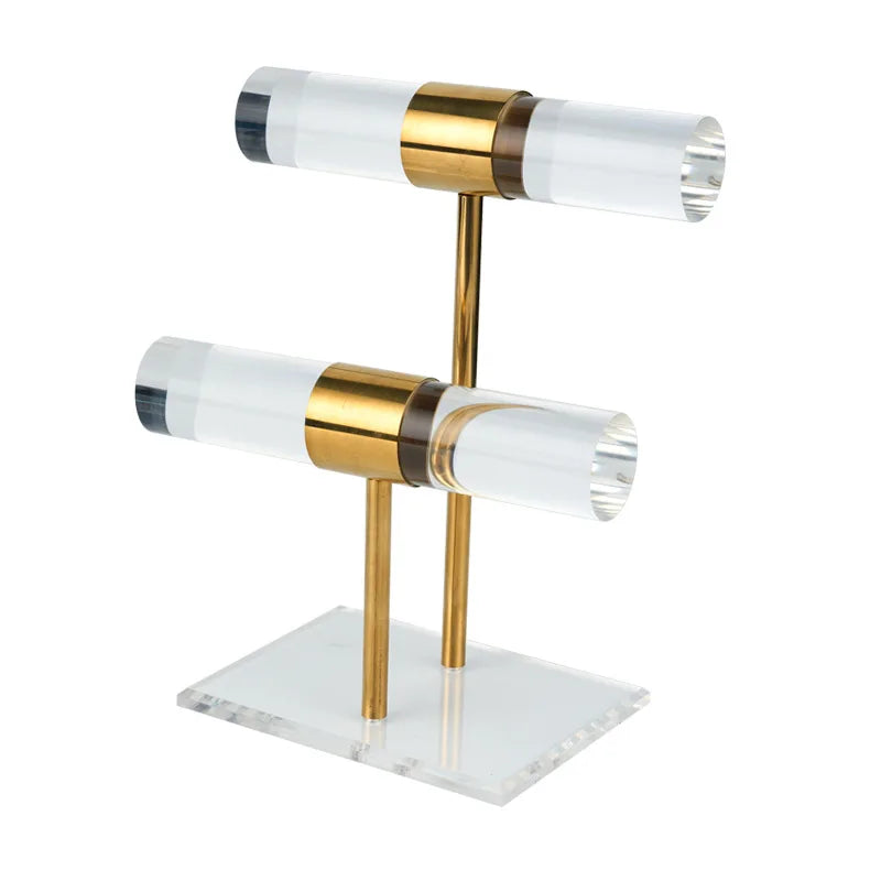 1 Piece Arylic Elegant Simple Style Geometric Jewelry Display Jewelry Rack