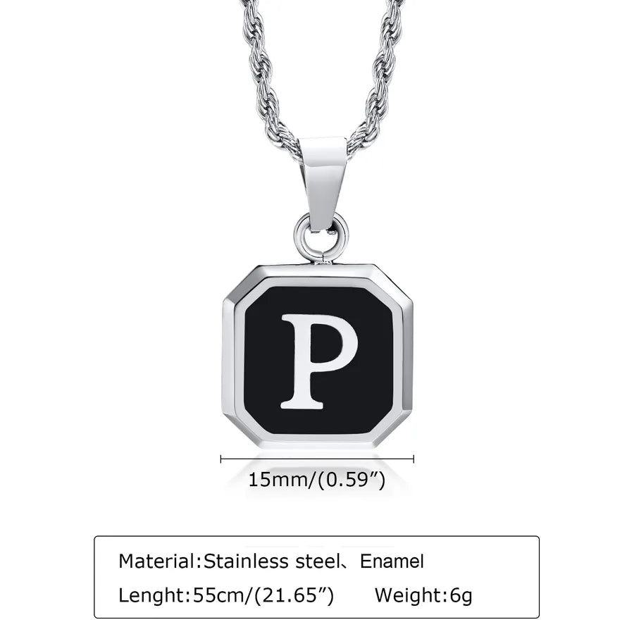 304 Stainless Steel Hip-Hop Enamel letter