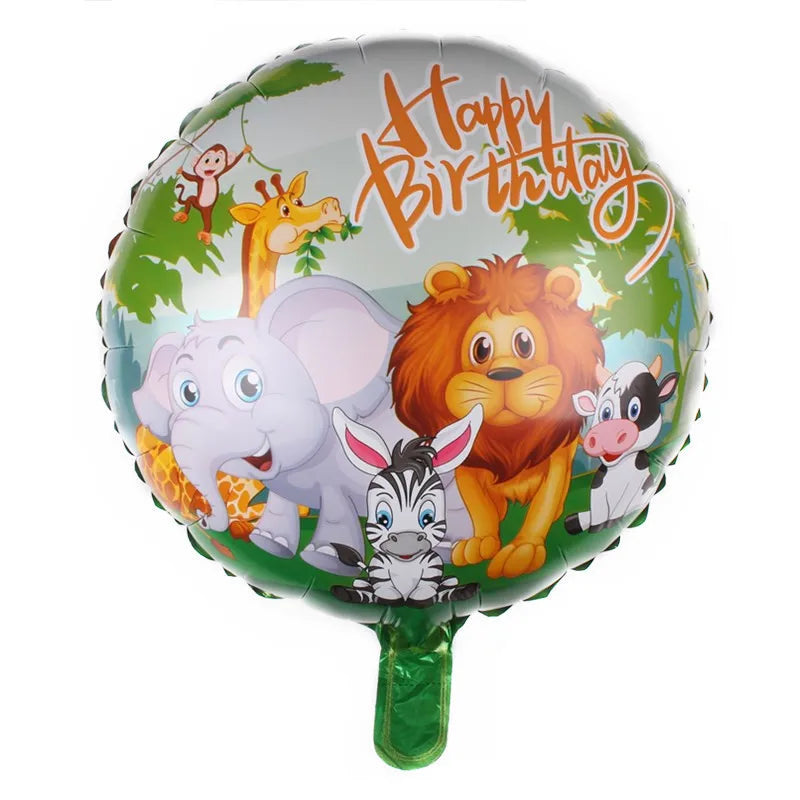 Birthday Cute Modern Style Letter Color Block Aluminum Film Birthday Balloons