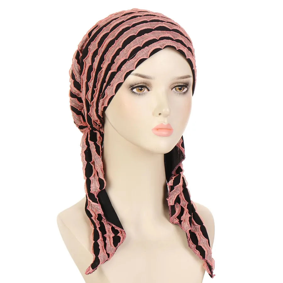 Women's Casual Classic Style Solid Color Polyester Hijab