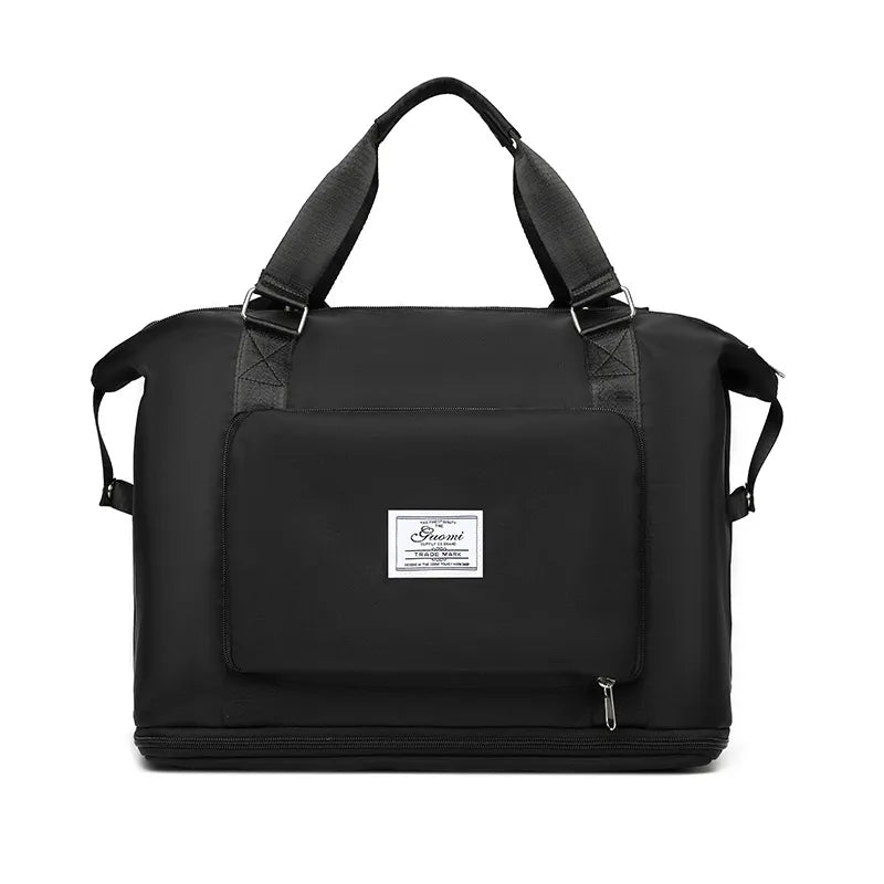 Dual-purpose Backpack Large Capacity Short-distance Travel Bag Expandable Foldable Bag Travel Luggage Bag Women's Fitness Just-in-time Bag