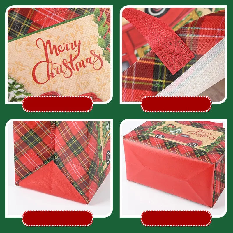 Christmas Cute Christmas Tree Wreath Elk Nonwoven Party Festival Gift Wrapping Supplies