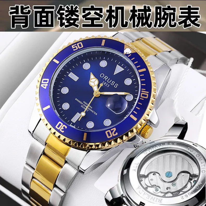 business solid color single folding buckle quartz men's watches