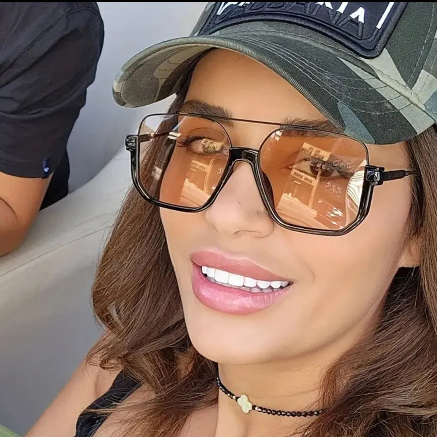 IG Style Solid Color Ac Square Full Frame Glasses