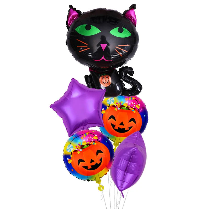 halloween geometric aluminum film party balloon