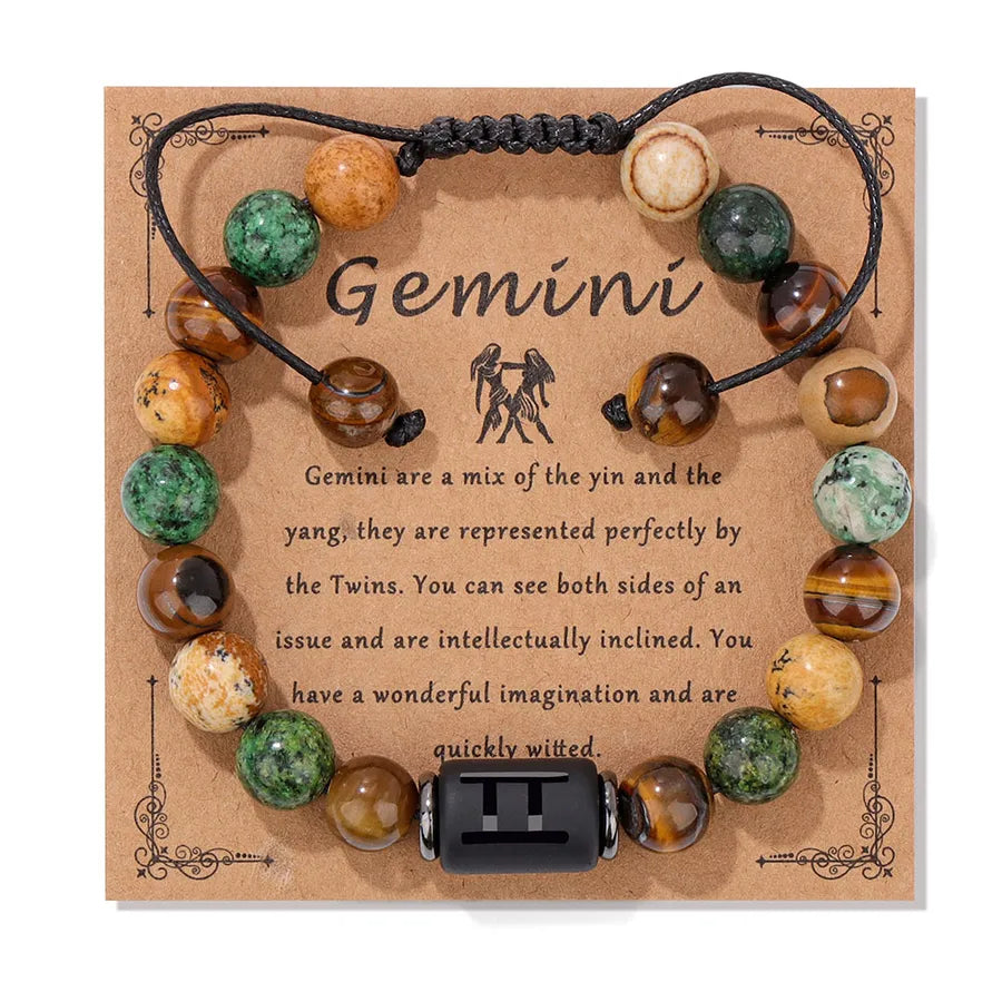 Simple Style Constellation natural stone Bracelets In Bulk