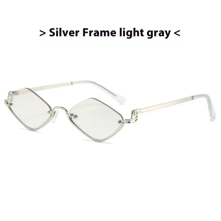 Simple Style Classic Style Solid Color Ac Polygon Full Frame Women's Sunglasses