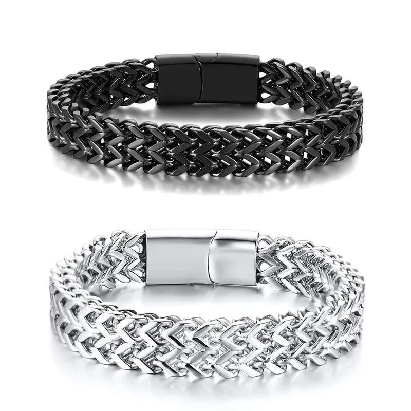 fashion solid color stainless steel bracelets plating stainless steel rings