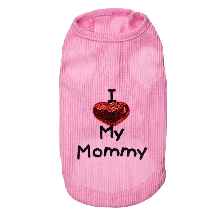 Casual Thread Letter Pet Clothing
