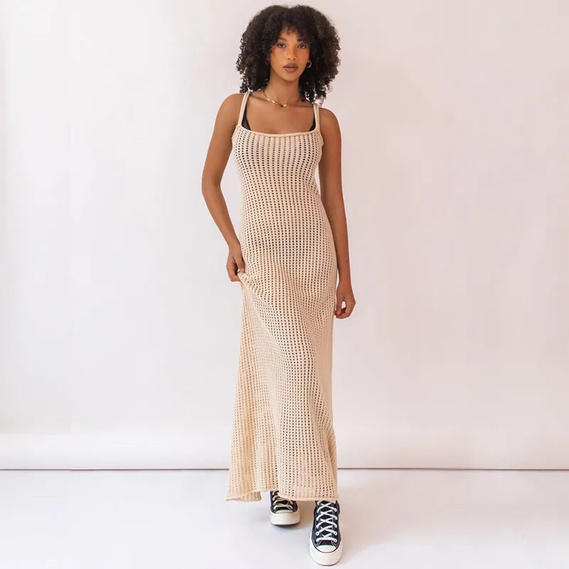 Women's Solid Color Vacation Cover Ups